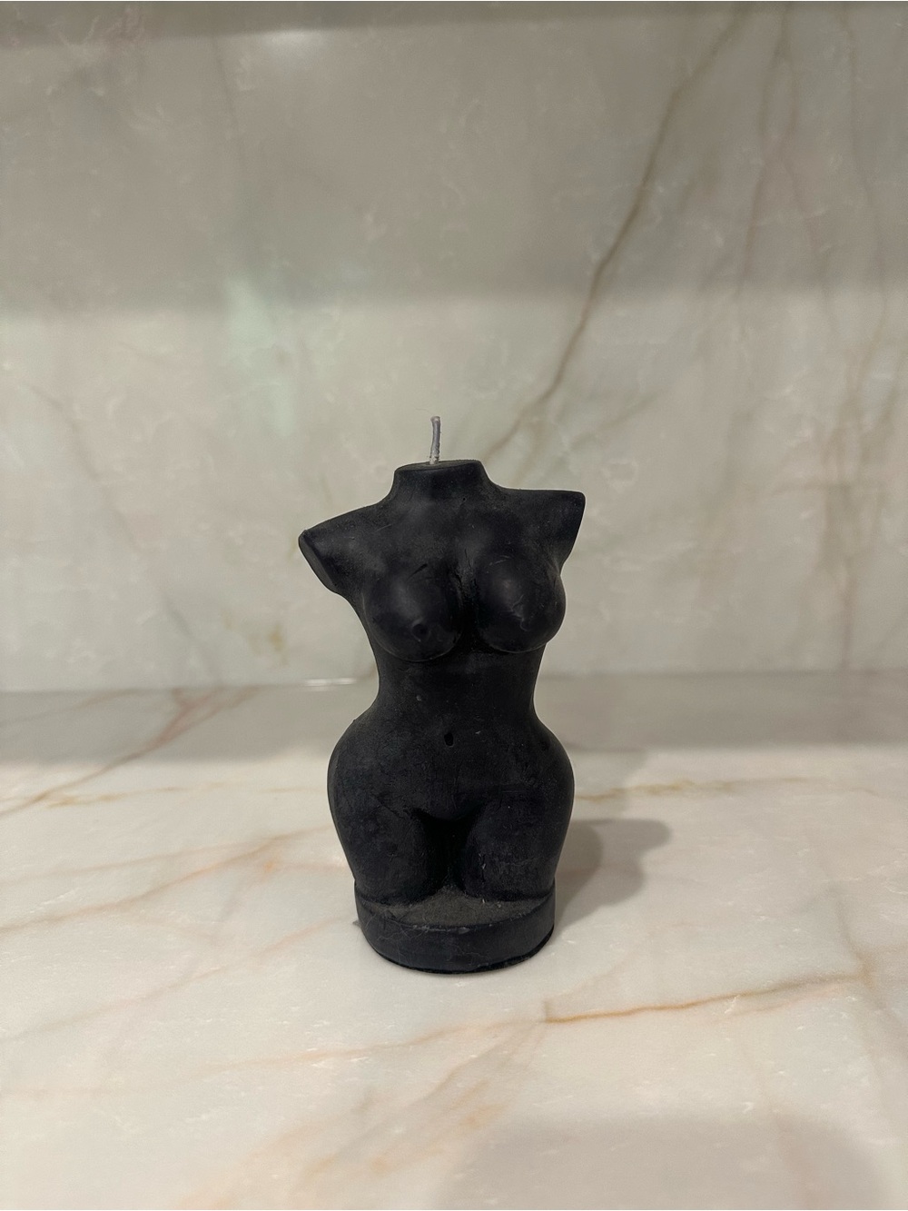 Female Body Candle | Modern Sculptural Torso Candle Decor - Picture 3 of 4